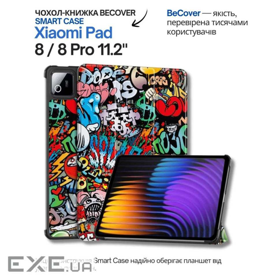 Чохол до планшета BeCover Smart Case Xiaomi Pad 8 / 8 Pro 11.2" Graffiti (714586)