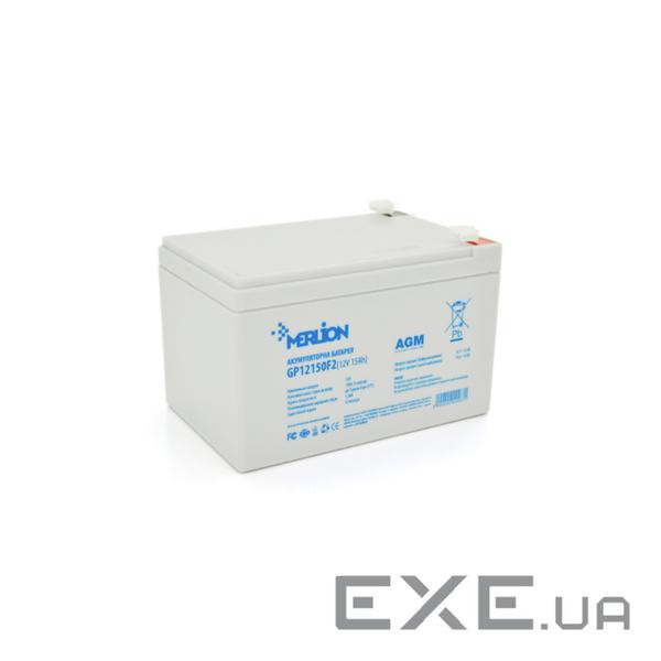 Батарея до ДБЖ Merlion 12V-15.0Ah (GP12150F2)