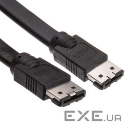 Кабель накопичувачі eSATA M / M 1.0m, I-type, чорний (41.03.0121-1) (41.03.0121 1м )