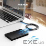 Дата кабель USB 3.0 AM to USB-C 1.0m US184 Black Ugreen (20882)