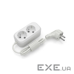 Мережевий подовжувач Electrum C-ES-1789 5.0m, 2 троянди , white
