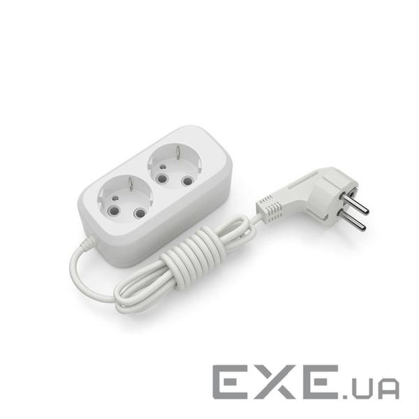 Мережевий подовжувач Electrum C-ES-1789 5.0m, 2 троянди , white