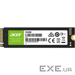 SSD 1Tb Acer FA300 M.2 2280 NVMe 2.0 PCIe Gen 5x4 3D NAND, Retail (BL.9BWWA.167)