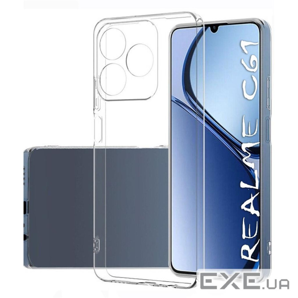 Чeхол-накладка BeCover для Realme C61 Transparancy (711900)