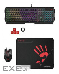 Kit (keyboard, mouse ) A4Tech B1700 Bloody Black (B1700 Bloody (Black))