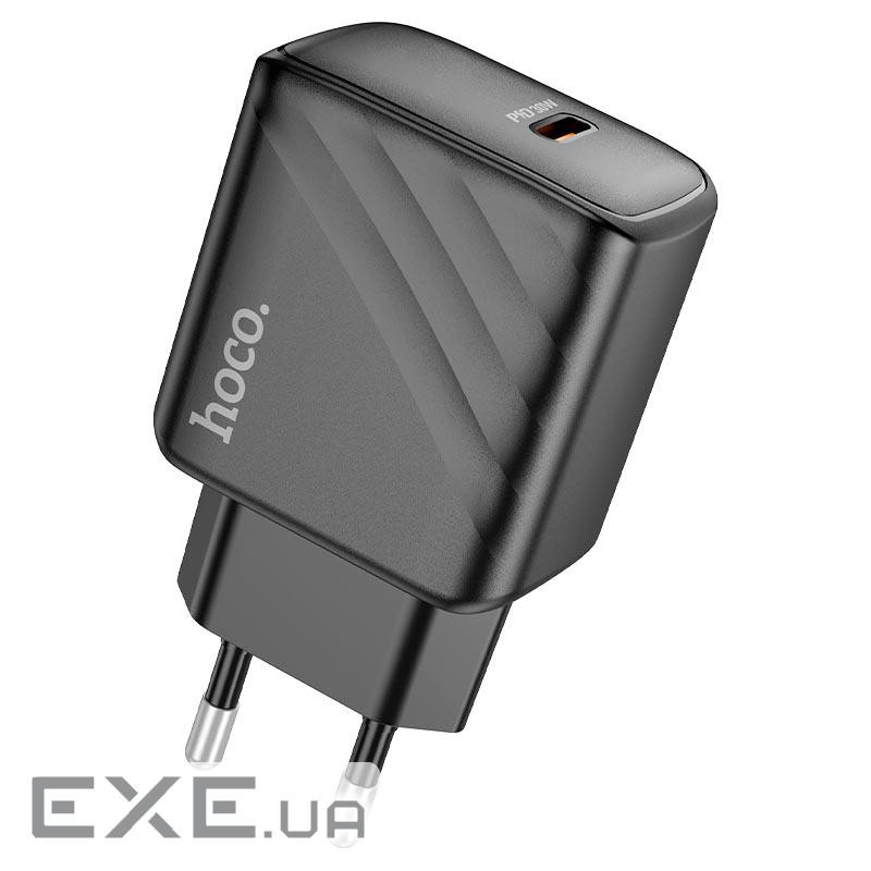 СЗУ 110-240V HOCO CS22A USB-C, 30W, Black, Box (HOCO CS22A / B)