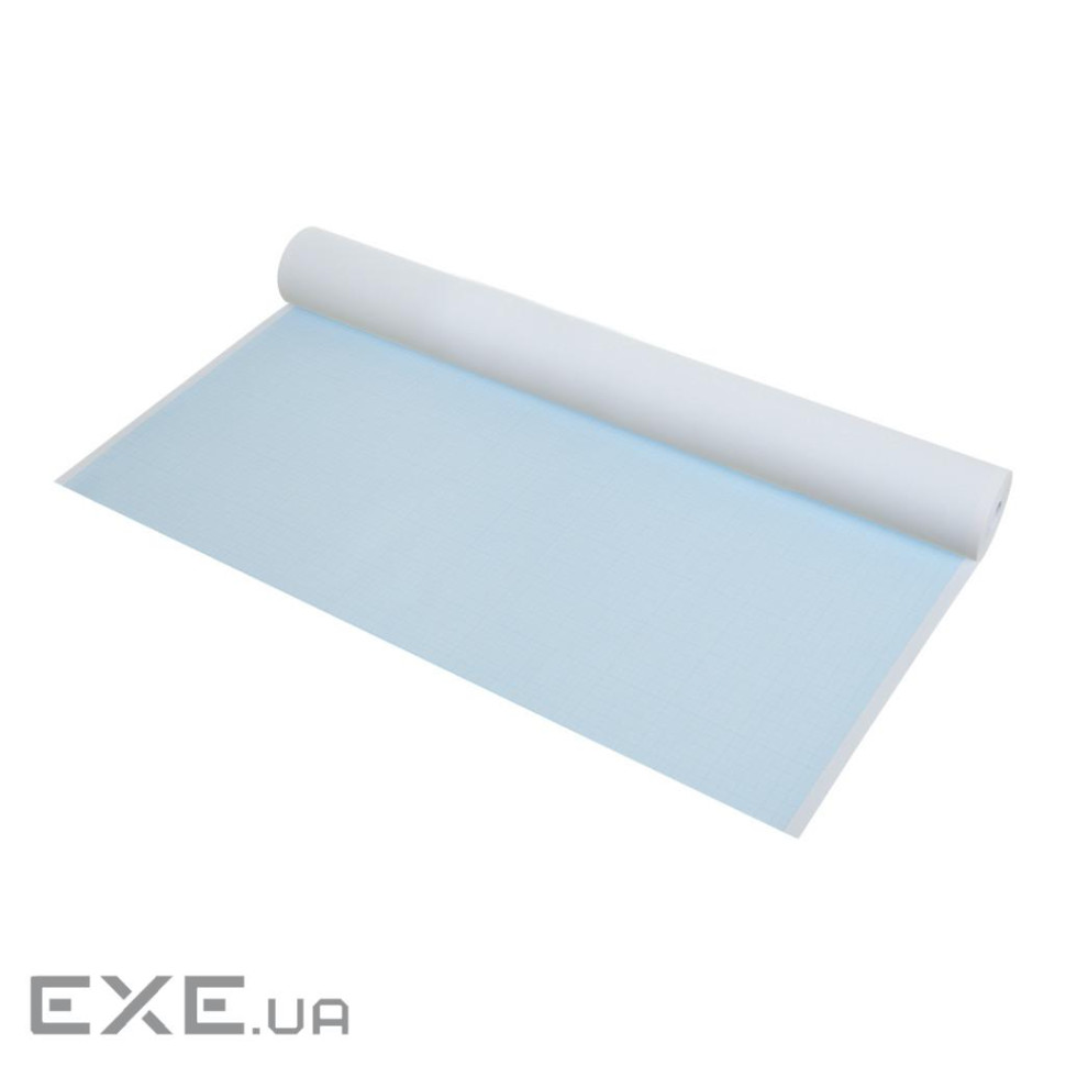 Папір міліметровий Buromax рулон, 64 см х 40 м, офсет 70г/м2, блакитний (BM.270223)