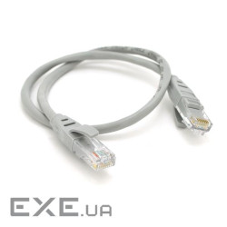 Патч-корд литий VEGGIEG, CCA, UTP, RJ45, Cat.5e, 0,5m, білий (PCV-V-E510)