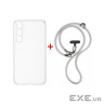Чохол до мобільного телефона Dengos Case + Cross-body Strap Samsung Galaxy S25 FE Cl (DG-KM-CCRB-26)
