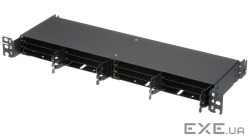 Полиця для 12-ти оптичних касет 19", 1U (FLEX1UPN06)