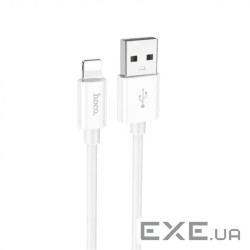 Кабель HOCO X87 Magic Silicone USB-A to Lightning 1м White (6931474783202)