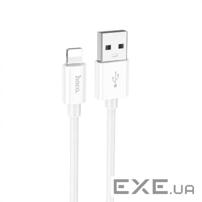 Кабель HOCO X87 Magic Silicone USB-A to Lightning 1м White (6931474783202)