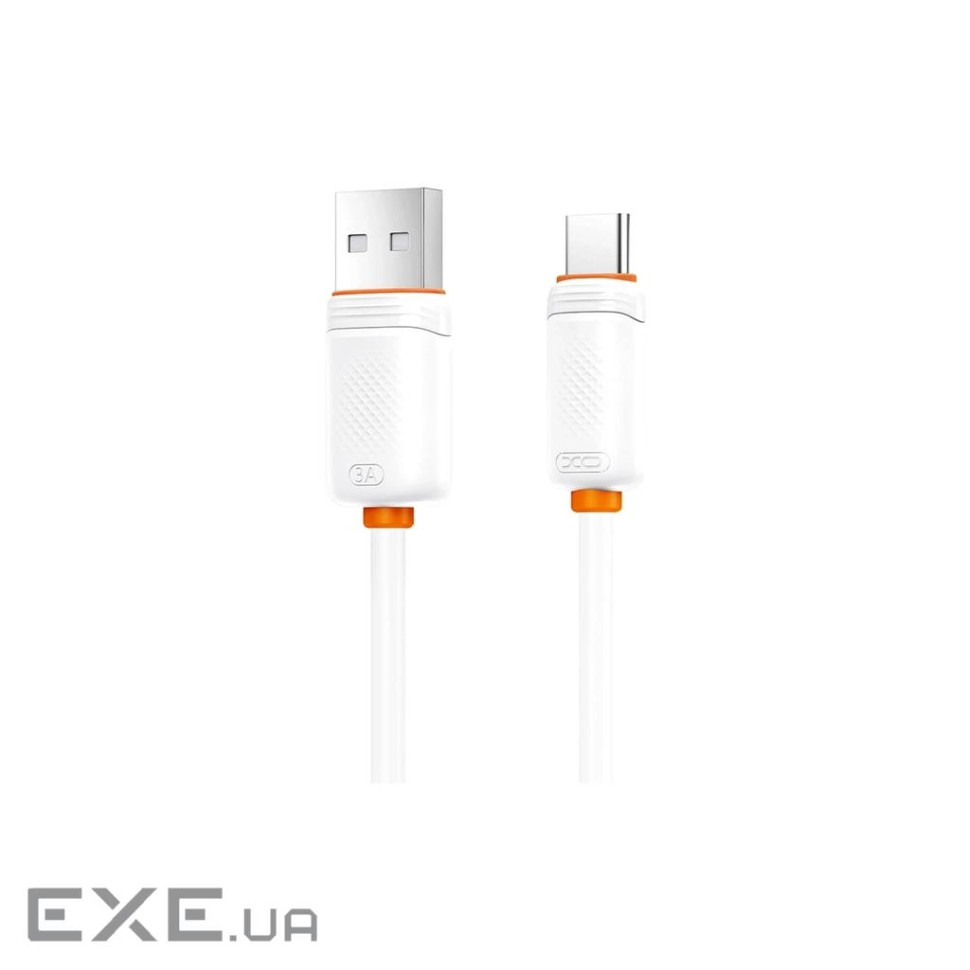 Дата кабель USB 2.0 AM to USB-C 1.0m 3A white XO (NB302-AC.white)