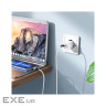 Дата кабель USB 2.0 AM to Lightning silicone BX83 white BOROFONE (6974443386363)