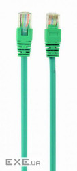 Патч-корд 1.5м Cablexpert UTP, Зелений, 1.5 м, 5е cat. ((PP12-1.5M / G) (PP12-1.5M/G)