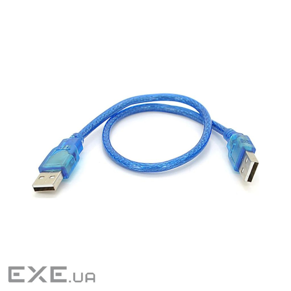 Дата кабель USB 2.0 AM/AM 0.3m blue Ritar (YT-AM/AM-0.3TBL) (YT-AM / AM-0.3TBL)