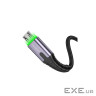 Дата кабель USB 2.0 AM to Micro 5P 2.0m 2.4A LED black Essager (EXCM-XGA0G)