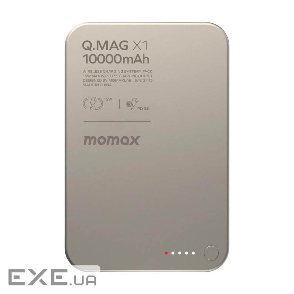 Портативний зарядний пристрій WRL 10000MAH DESERT TITAN. IP136Q2L2 MOMAX (IP136AQ2L2)