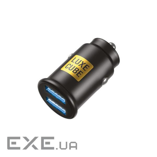 Автомобільний зарядний пристрій Luxe Cube 2USB 12W White (8886899698465)