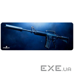 Коврик 300*700 тканинний CS 21 з боковою прошивкою, толщина 2 мм, Пакет (CSGO21)
