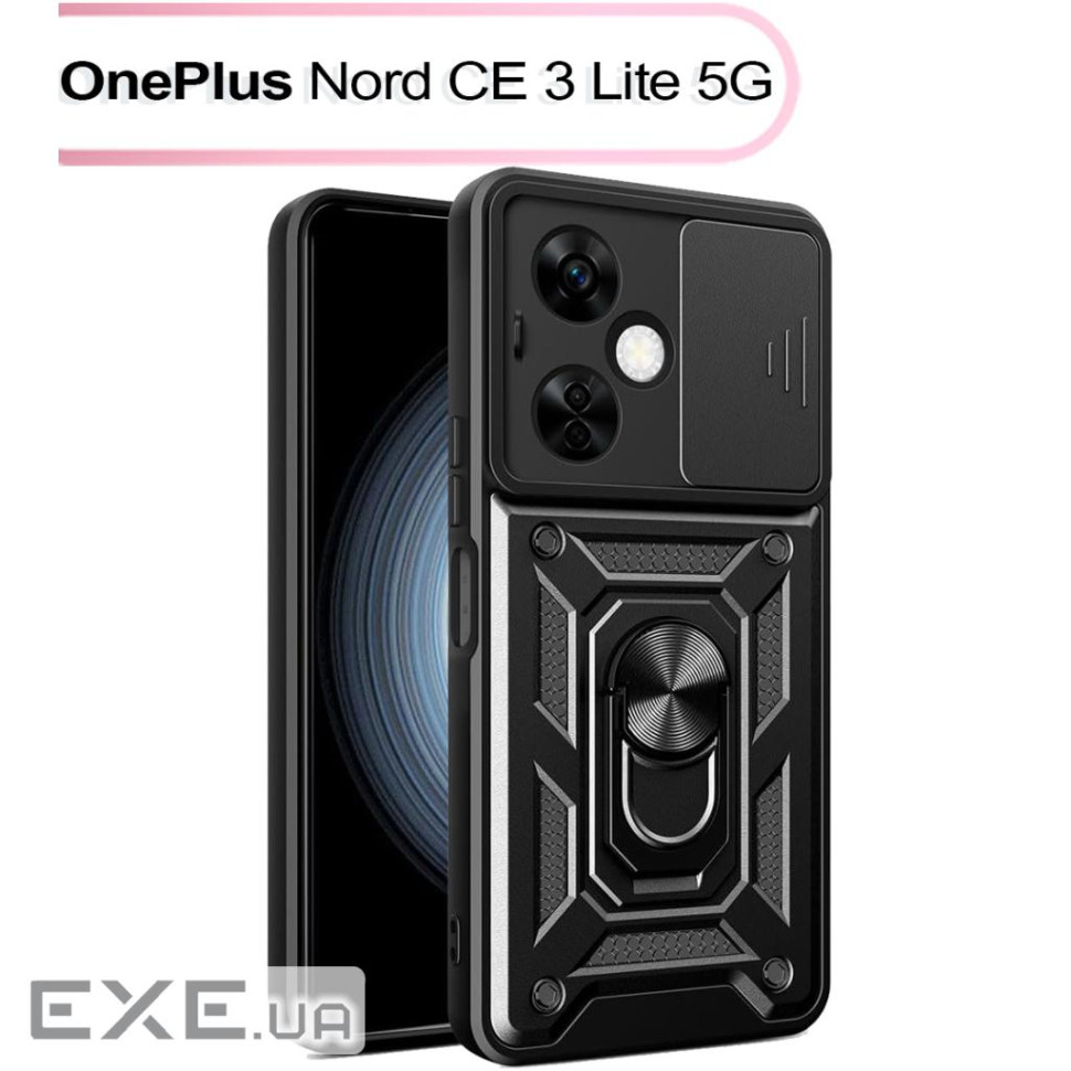 Чохол до мобільного телефона BeCover Military OnePlus Nord CE 3 Lite 5G Black (713548)