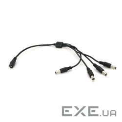 Дільник живлення DC-F => 4xDC-M (D 5,5x2,5мм) кабель довжиною 40с (YT-DC (YT-DC-F=>4xDC-M-40)