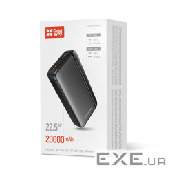 Універсальна мобільна батарея ColorWay Portable Charger 20000mAh Black (CW-PB200LPB4BK-PD)