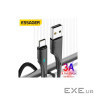 Дата кабель USB 2.0 AM to USB-C 3.0m black Essager (EXCT-LSC01)