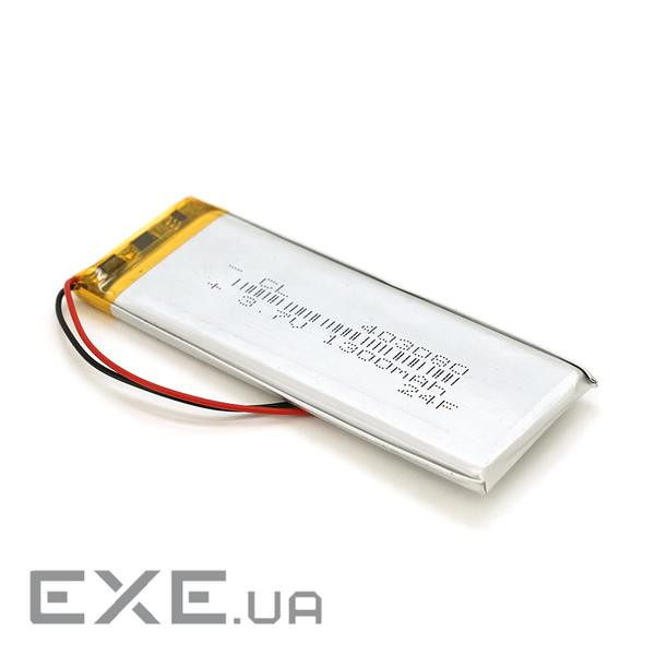 Літій-полімерний акумулятор 4*30*80мм (Li-ion 3.7В 1300мА&middot,ч) (403080) ) (403080)