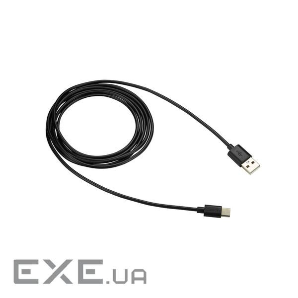 Дата кабель USB 2.0 AM to USB-C 1.8m 1A black Canyon (CNE-USBC2B)