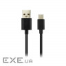 Дата кабель USB 2.0 AM to USB-C 1.8m 1A black Canyon (CNE-USBC2B)
