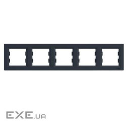 РАМКА П'ЯТИМІСНА ГОРИЗОНТАЛЬНА, АНТРАЦИТ Schneider Electric Asfora EPH5800571