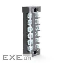 Клемна колодка 6-розрядна TB-2506 25A / 600V, перетин дроту 0,5-2,5мм2, 50 шт в упаковці, ціна за шт