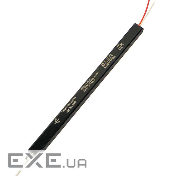 Імпульсний блок живлення герметичний PSW12-60 12В 5А (60Вт) IP20 (312*18*18) (S-60-12) ) IP20 (312*18*18) (S-60-12)