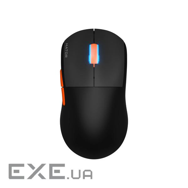 Миша ігрова HATOR Quasar 2 Pro Wireless Black/Orange (HTM560BO)