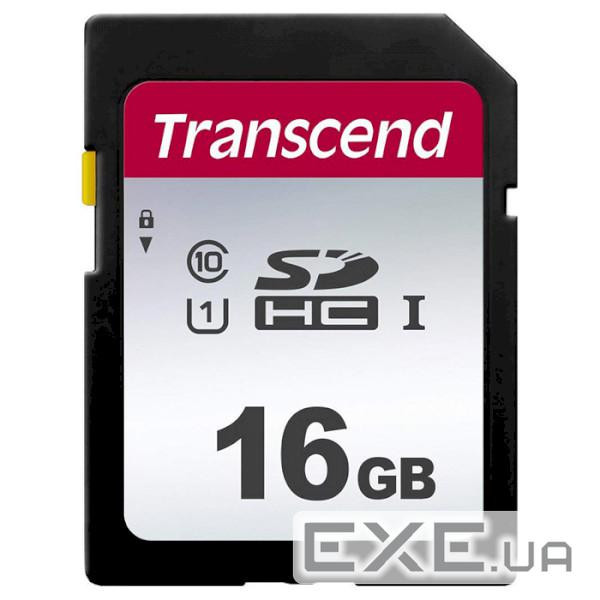 Карта пам'яті TRANSCEND SDHC 300S 16GB UHS-I Class 10 (TS16GSDC300S)