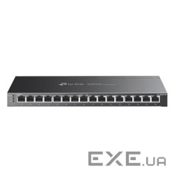 16-портовий гігабітний розумний комутатор JetStrea m із 8-портовим підтримкою PoE+ TP-L (TL-SG2016P) PoE+ TP-L (TL-SG201