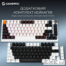 Бездротова механічна клавіатура GamePro Asgard Valhalla (MK160W Pro) 75% QLAB orange switches