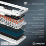 Бездротова механічна клавіатура GamePro Asgard Valhalla (MK160W Pro) 75% QLAB orange switches