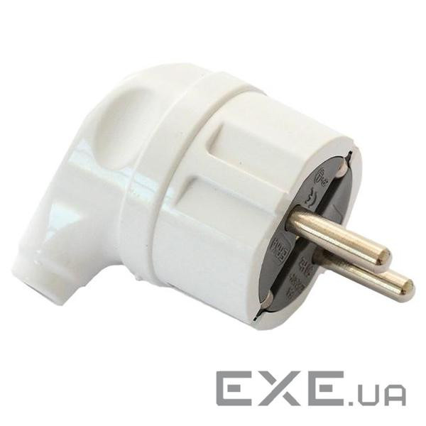 Вилка с/к кутова, біла ERKA 1003, 16А (ERKA 1003, 16А ) (ERKA 1003, 16А )