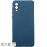Чохол до мобільного телефона Dengos Carbon Samsung Galaxy A02, blue (DG-TPU-CRBN-114)