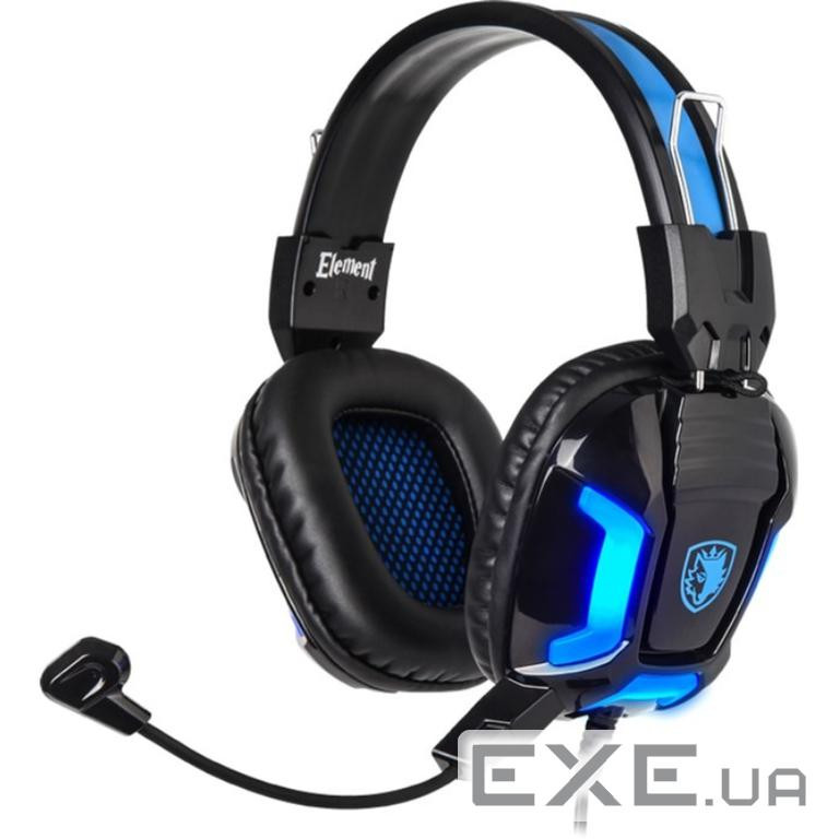 Гарнітура Sades SA-702 Element Black/Blue (sa702bl)