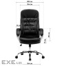 Офісне крісло GT Racer X-2873-1 Business Dark Gray (X-2873-1 Business Fabric Dark Gray)