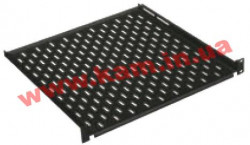 Полка 19" Conteg 1U глуб. 350 мм. RAL9005 (DP-PT-350-H)
