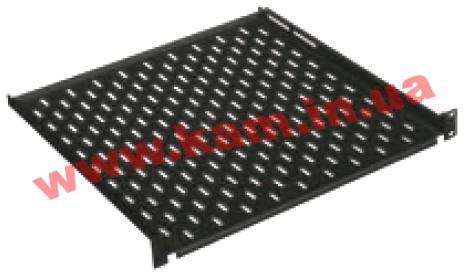 Полка 19" Conteg 1U глуб. 350 мм. RAL9005 (DP-PT-350-H)