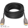 Кабель мультимедійний HDMI M to HDMI M 20m 8K AOC hybrid-fiber black Digitus (AK-330126-200-S)