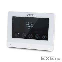 Wi-Fi відеодомофон 7'' BCOM BD-760FHD/T White з підтримкою Tuya Smart