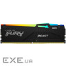 Модуль пам'яті Kingston DDR5 5200 16GB KIT (8GBx2) FURY Beast RGB (KF552C40BBAK2-16)