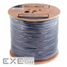 Кабель телевізійний FinMark RG-660, CCS, gel, 305м, black (F660BVF_305_black)