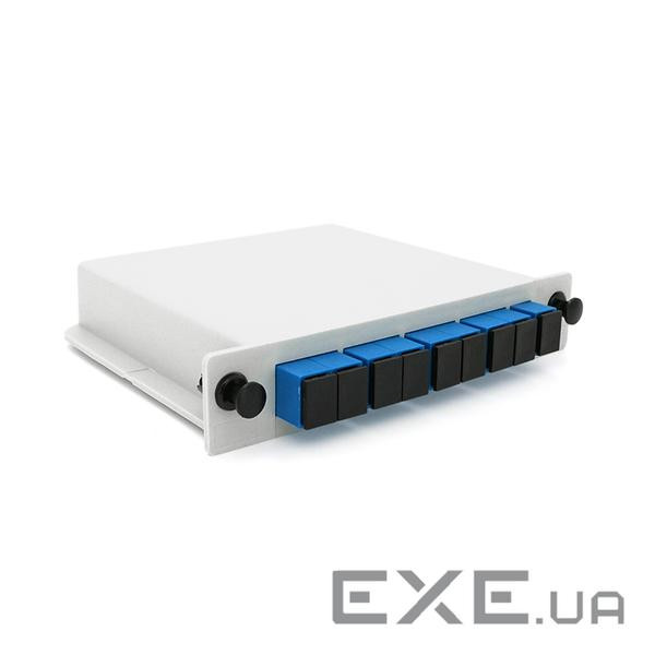 Оптичний корпусний дільник Merlion ML-OP-S608 PLC-1&times,8 SC / UPC (16596) Merlion ML-OP-S608 PLC-1&times,8 SC / UPC (